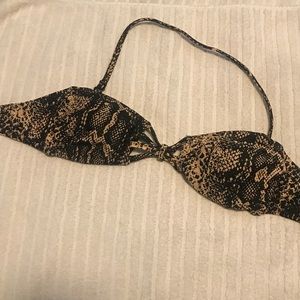 Billabong Snake Print Bikini Top